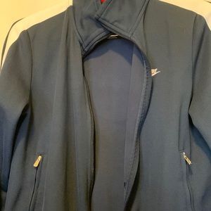 Fila track jacket. Navy with red and white trim
